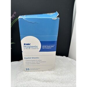 BRUDER Hygienic Eyelid Sheets for Compress, 35ct.